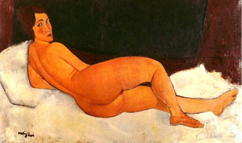 Nude, Looking Over Her Right Shoulder, Amedeo Modigliani